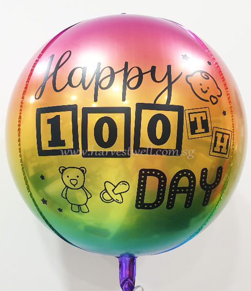100 Days Customize ORBZ Balloon 100 Days Customize ORBZ Balloon